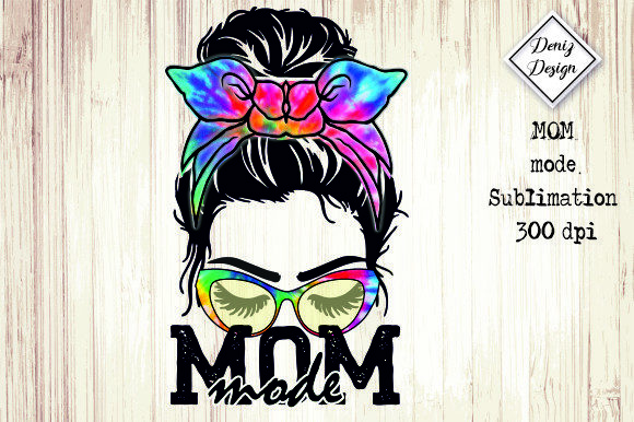 Mom Mode Leopard Sublimation Graphics for Crafts and Content